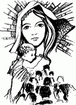 Maria Jesus Clip Art 1